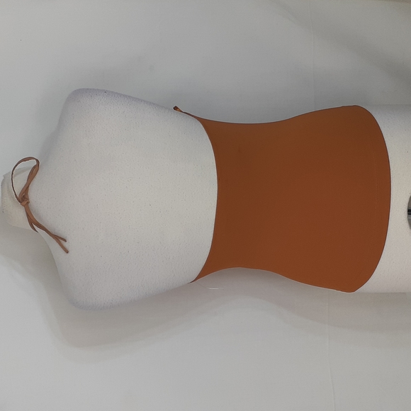 Donna Karan mustard orange blouse size small - Picture 5 of 7